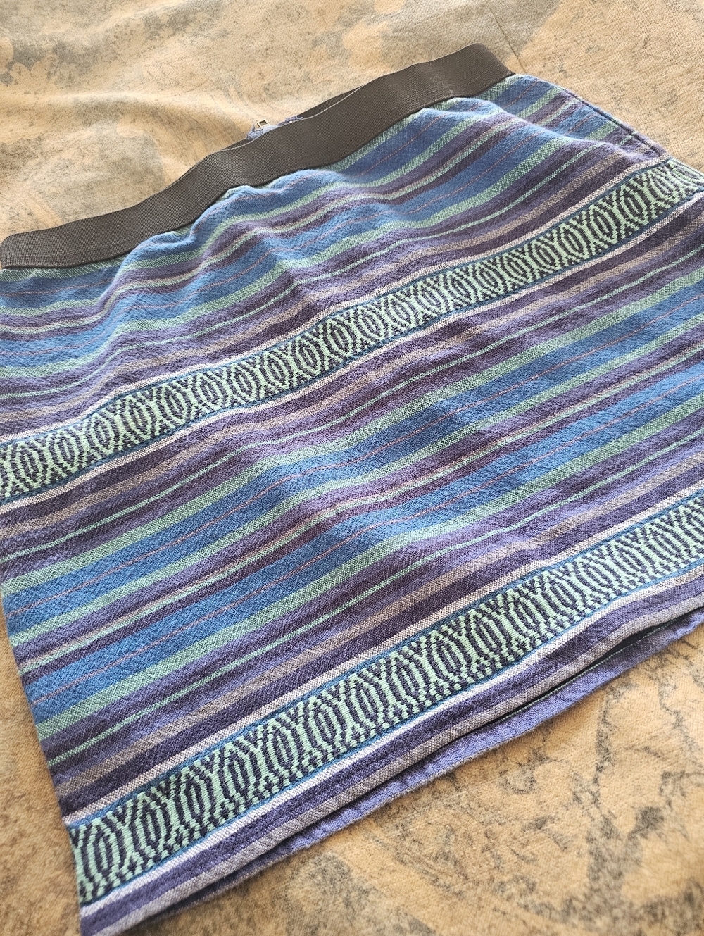 American Eagle VINTAGE All Cotton Boho Mini Skirt Small Med.